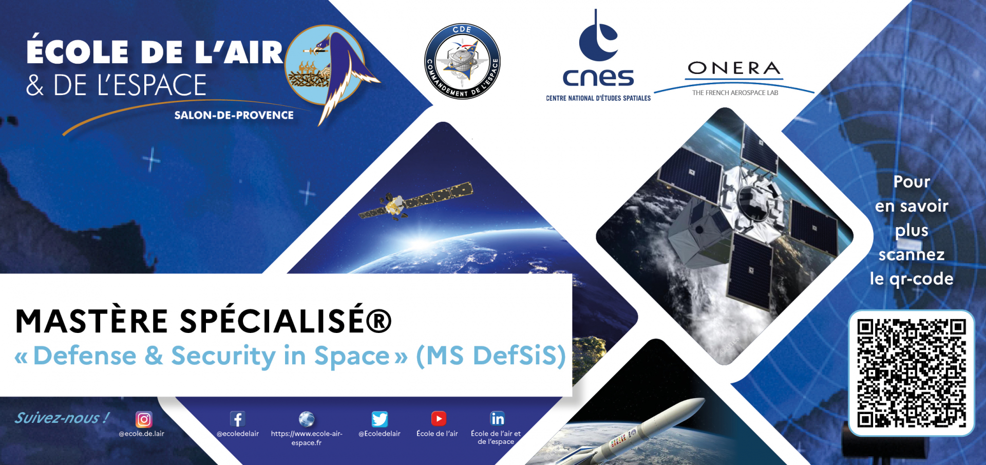 École de l’air et de l’espace : nouveau mastère Defense and Security in Space
