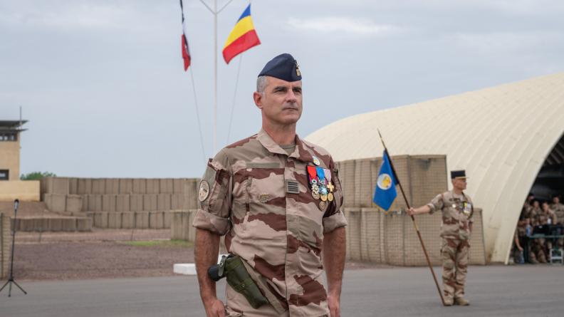 BARKHANE - Passation de commandement de la base aérienne projetée de N’Djamena