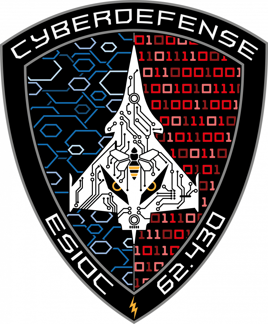 Patch "cyberdéfense" de l'ESIOC 62.430.