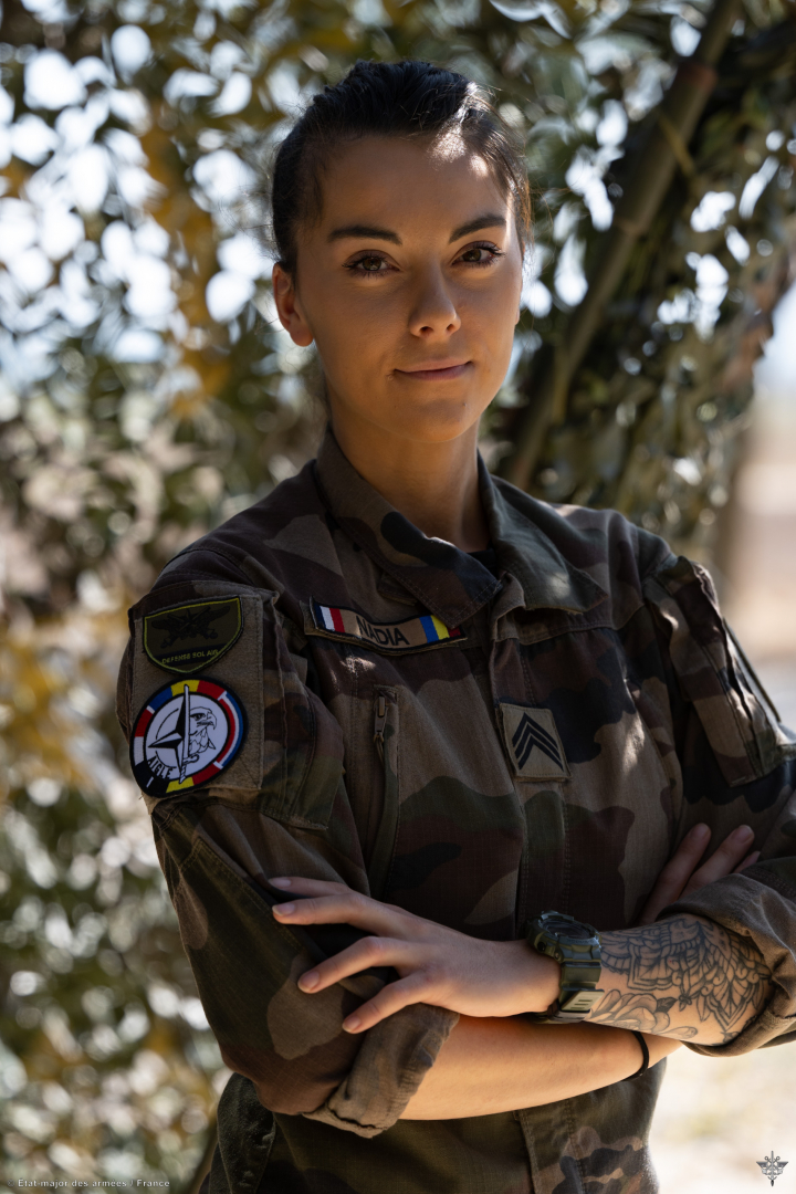 Portrait du sergent-chef Nadia
