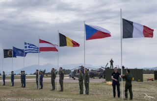 La cérémonie des drapeaux marque l'ouverture du Nato Tiger Meet 2022