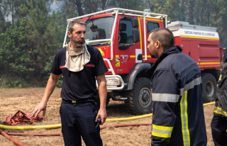 Pompiers de l'air mobilisés en Gironde contre les feux
