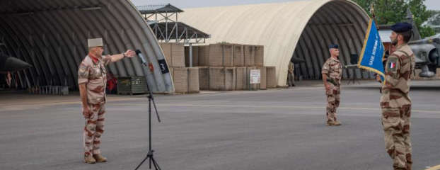 BARKHANE - Passation de commandement de la base aérienne projetée de N’Djamena