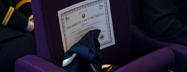 Le diplôme du prix "Clément Ader" lors de la remise des prix 2022