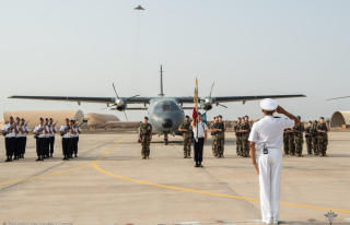 Prise de commandement de la base aérienne 188 « Colonel Emile Massart » de Djibouti